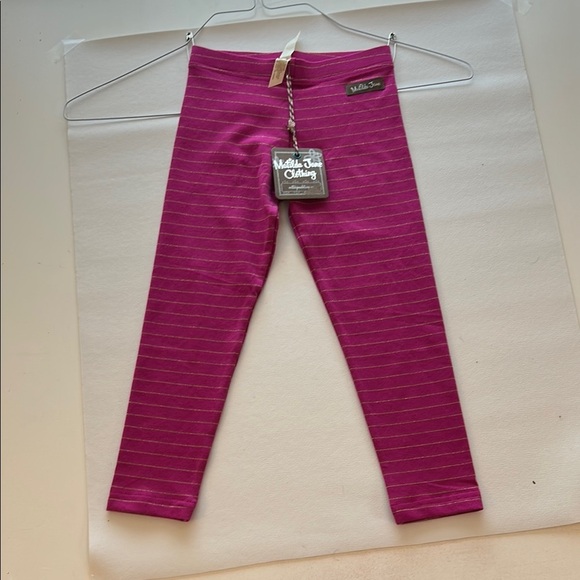 Matilda Jane Moments with You Best of All Striped Leggings Size 4 NWT - Picture 1 of 4